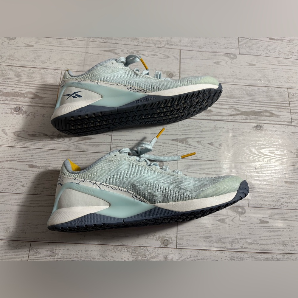 Reebok Nano X1 Vegan Nat Geo Arctic Tundra Light Blue Womens Sneaker Size 6 - Picture 7 of 16